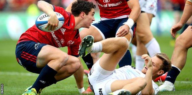 Munster fly-half Joey Carbery