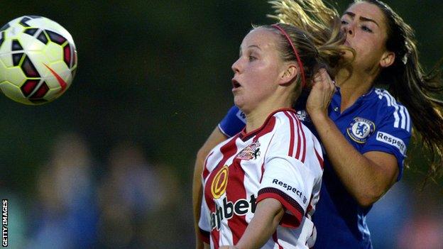 Beth Mead in action against Chelsea