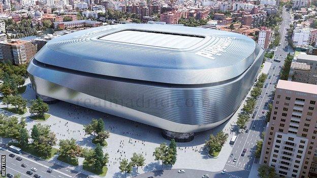 How the Bernabeu will look