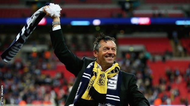 Phil Brown led Southend United to promotion from League Two through the play-offs in 2014-15