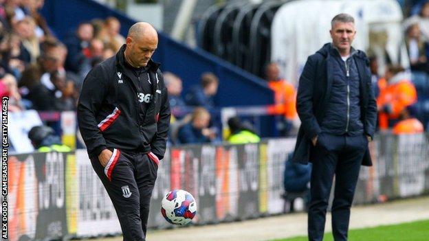 Former North End manager Alex Neil and current Deepdale incumbent Ryan Lowe