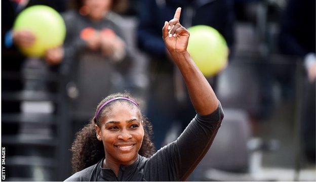 Serena Williams reaches Italian open final