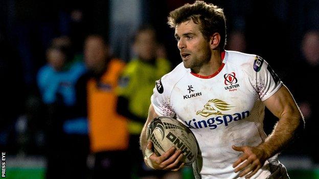 Jared Payne will miss Ulster's match against Munster with an ankle injury