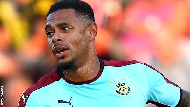 Burnley striker Andre Gray