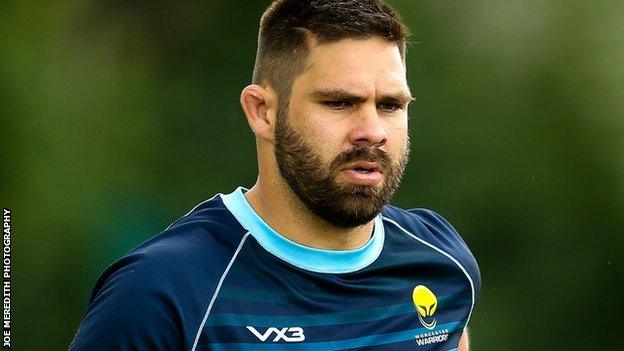 Scotland international Cornell du Preez was injured just five minutes into his Worcester Warriors debut against Wasps