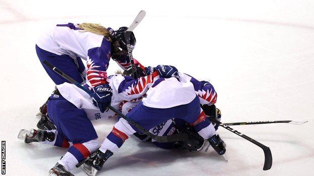 Great Britain's women's ice hockey team