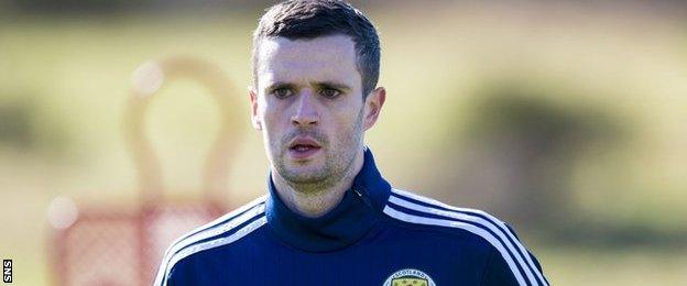 Jamie Murphy with Scotland