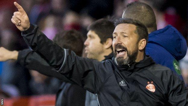 Aberdeen manager Derek McInnes