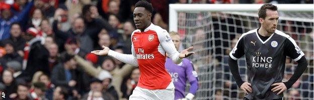 Arsenal striker Danny Welbeck