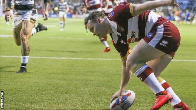 Liam Marshall has scored nine tries in seven appearances for Wigan Warriors this season