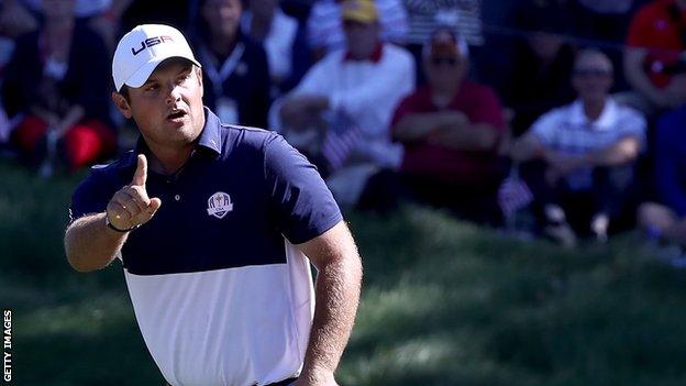 Patrick Reed at the Ryder Cup in 2016