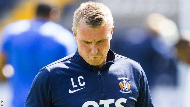 Kilmarnock manager Lee Clark