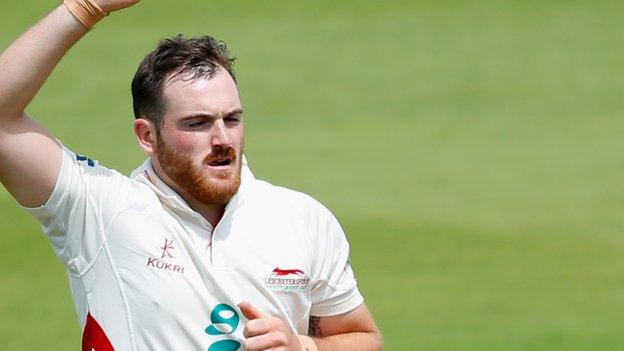 Ben Raine will be available for selection with Leicestershire for the remainder of the season