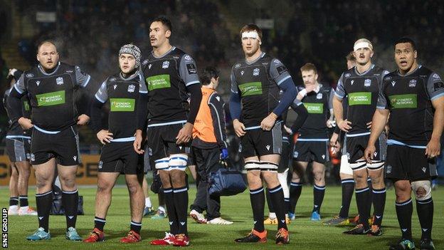 Glasgow Warriors have lost four of their opening seven games in the Pro14