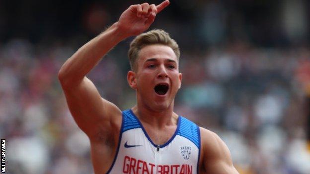 Jordan Howe won silver in the T35 100m at the 2017 World Para-athletics Championships thanks to a new personal best of 12.52 seconds