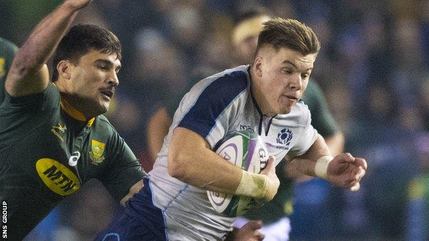 With 10 tries from 22 caps, could Scotland really leave Huw Jones out?