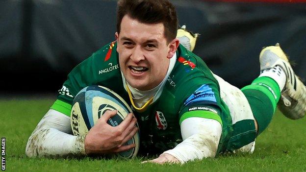 London Irish full-back Tom Parton