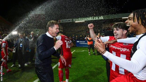 Exeter City manager Matt Taylor