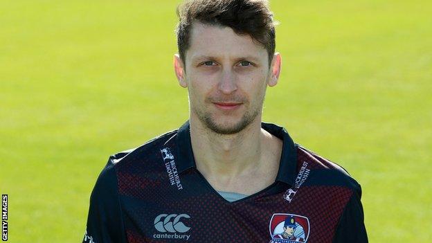 Northamptonshire fast bowler Jack White