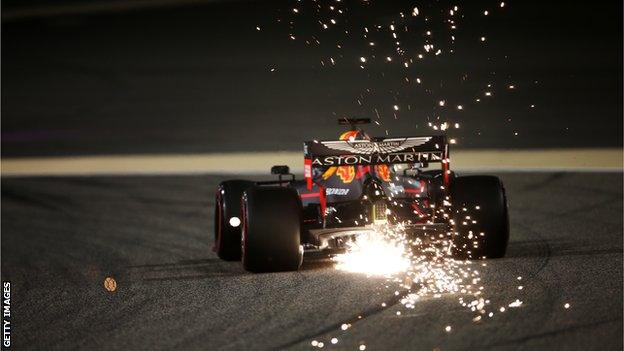 Max Verstappen during the Bahrain Grand Prix qualifying session