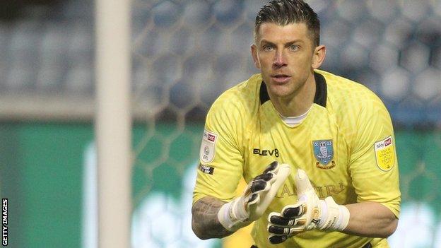 Keiren Westwood in action for Sheffield Wednesday