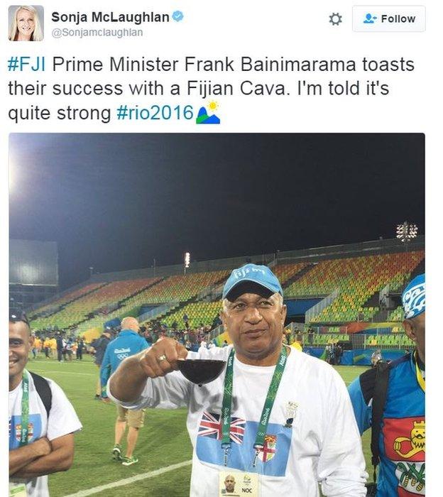 Fiji's prime minister Voreqe Bainimarama