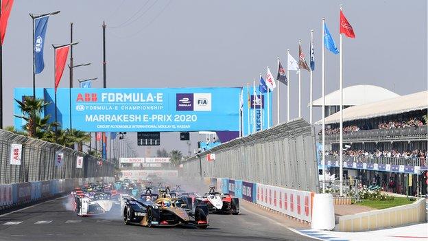 Marrakesh staged Africa's only E-Prix race on 29 February