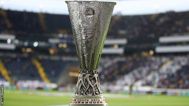 Uefa Europa League trophy