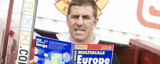 Mark McGhee in his previous spell with Motherwell