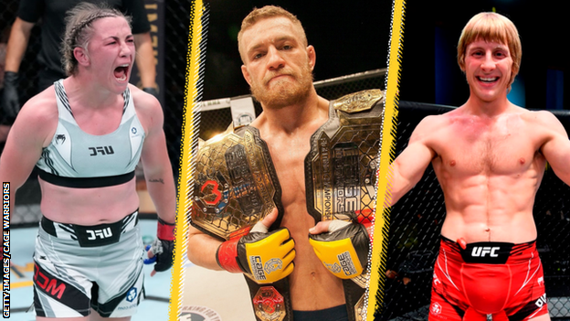 Molly McCann, Paddy Pimblett and Conor McGregor