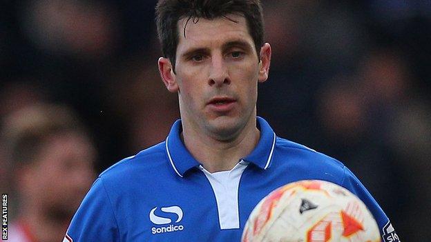 Portsmouth midfielder Danny Hollands