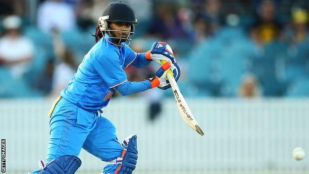 Poonam Rout hit 109 for India before retiring hurt