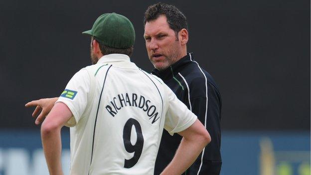 One of Matt Mason's bowling coach predecessors at Edgbaston was ex-Bears favourite Alan Richardson, who then went on to replace him as bowling coach at New Road