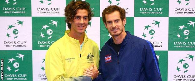 Thanasi Kokkinakis and Andy Murray