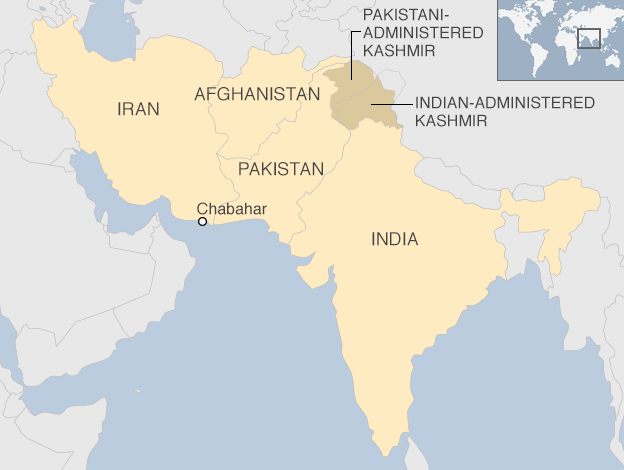 Map of Chabahar