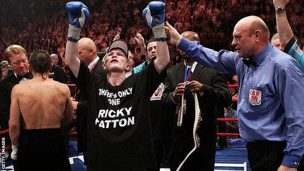 Hatton became a world champion after eights years as a professional