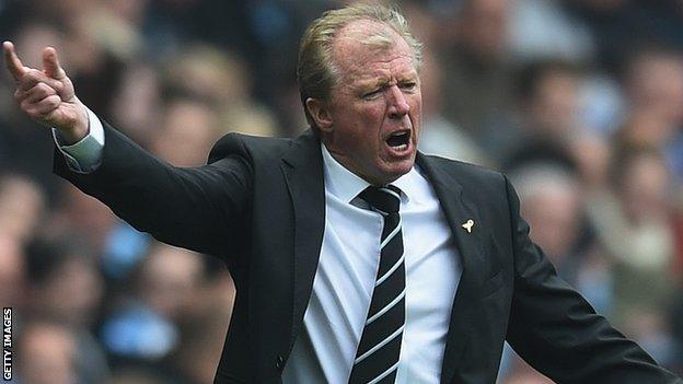 Newcastle manager Steve McClaren