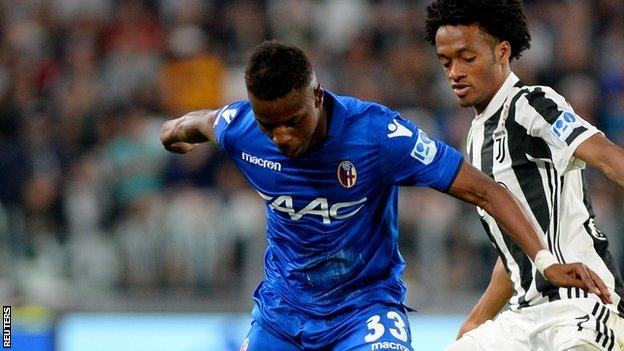 Cheick Keita made his first Serie A start for Bologna against Juventus in May