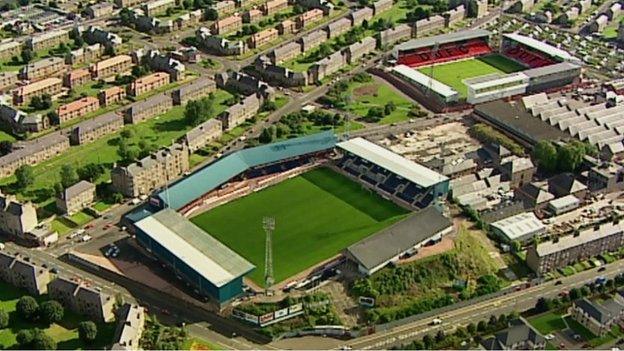 Dundee FC and Dundee United FC grounds