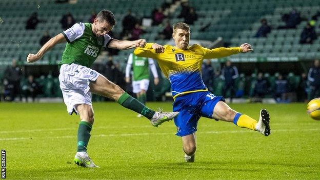 Hibs defender Paul McGinn scored twice in a 2-2 draw when St Johnstone last visited Easter Road