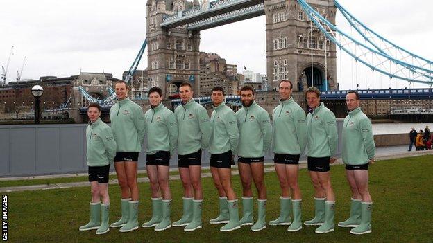 Cambridge boat crew