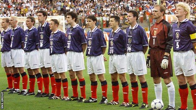 Paul Lambert was in the Scotland team that played the first game of the 1998 World Cup against Brazil