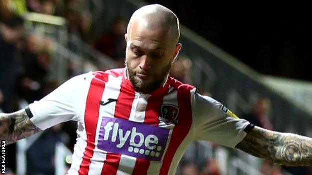 Exeter City midfielder Nicky Law