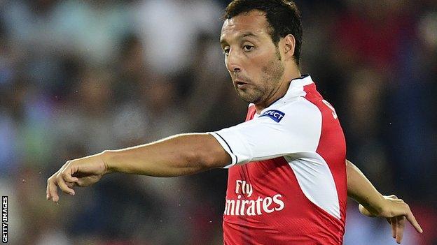 Arsenal's Santi Cazorla