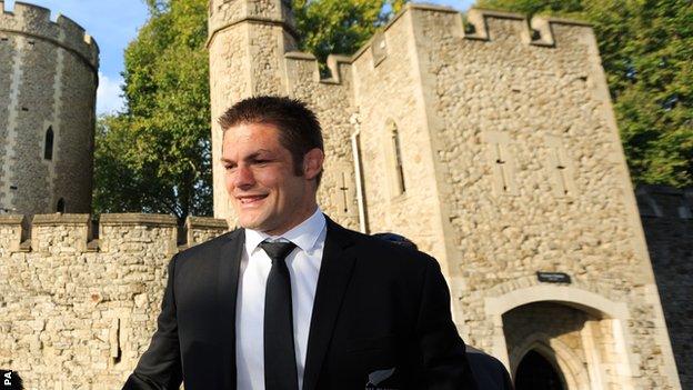 New Zealand captain Richie McCaw