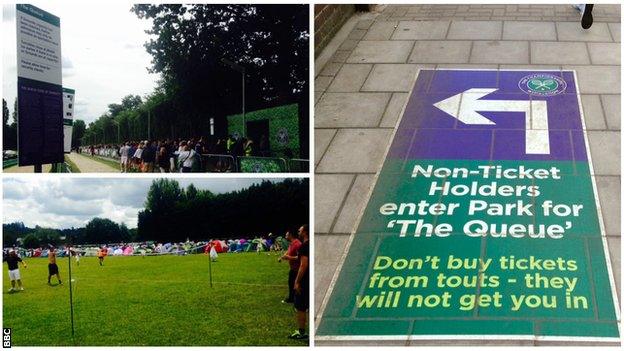 Wimbledon queues