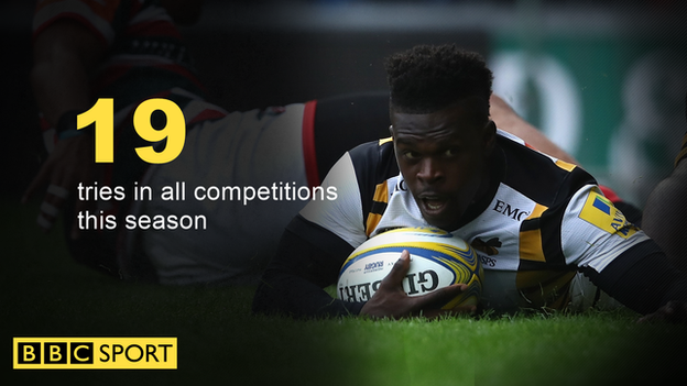 Wasps winger Christian Wade