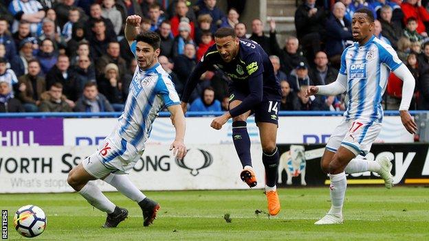 Tosun fired low into the corner before the interval, his fifth Everton goal