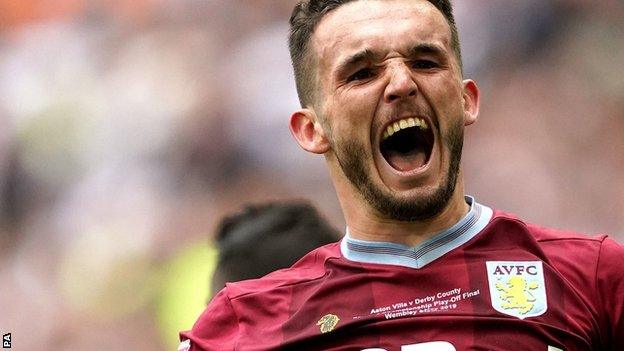 Aston Villa midfielder John McGinn