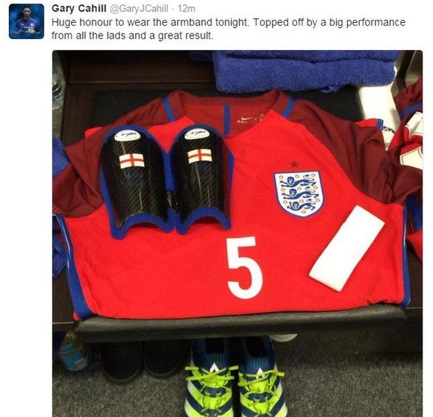 Gary Cahill on Twitter